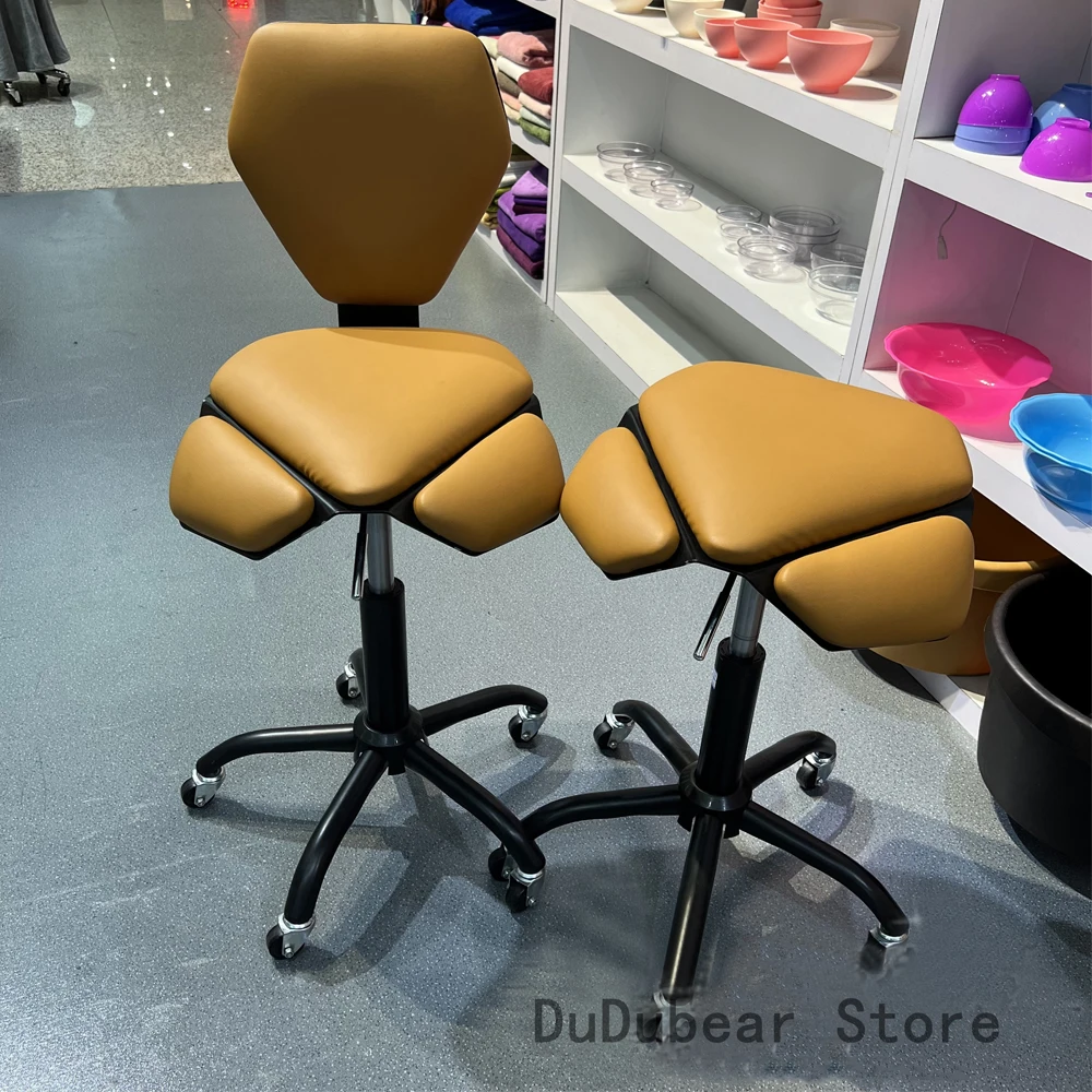 Backrest Beauty Stool Dining Chair Dressing Cafe Dentist Bar Chairs Spa Beauty Salon Furniture Tattoo Master Customized Stools