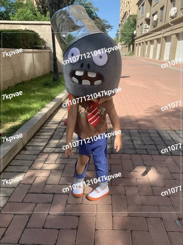 Реквизит для одевания кукол, головные уборы, костюмы с растениями против зомби, костюм людей из мультфильмов, для детей и взрослых, на Хэллоуин