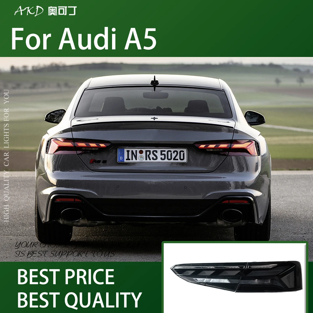 Car For Audi A5 2017-2020 Tail Lamp 12V Led Fog Lights DRL Hella H1 H7 Runing Light Novelty auto Car Accessories A5 Tail Lights