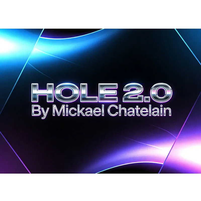 

HOLE 2.0 By Mickael Chatelain Magic Tricks Card Magia Close Up Magic Props Sreet Mind Illusions Accessories Mentalism