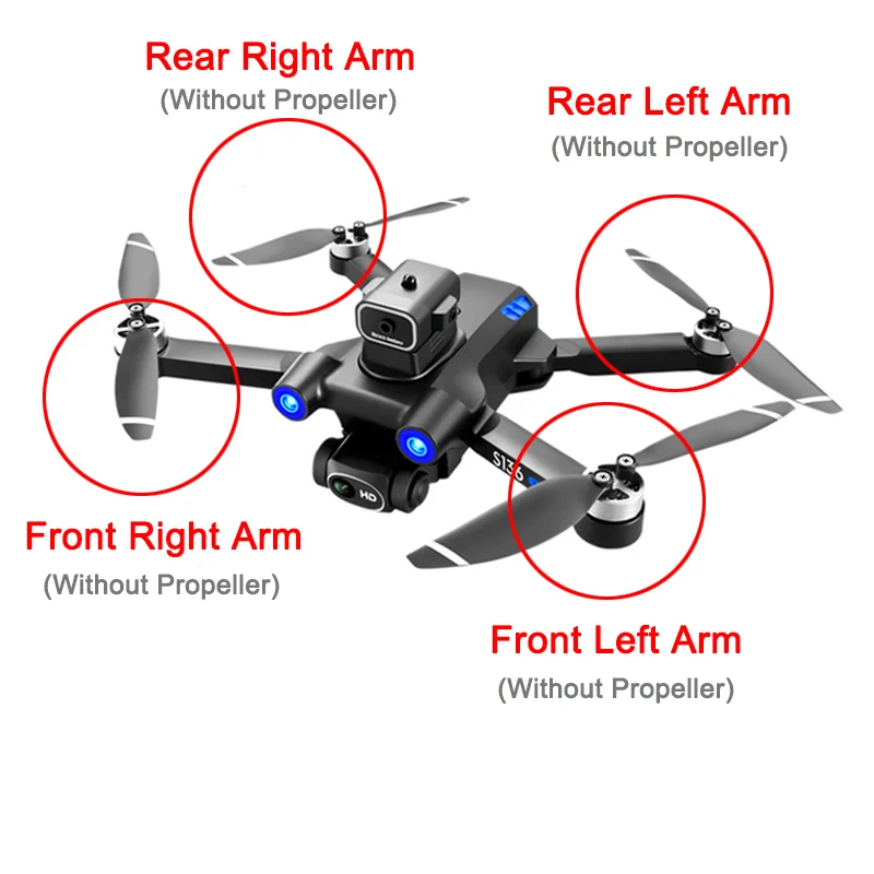 S136 GPS Drone Professional Quadcopter Original Spare Part Propeller Blade Wing / Battery / USB Charger / Motor Arm Accessory