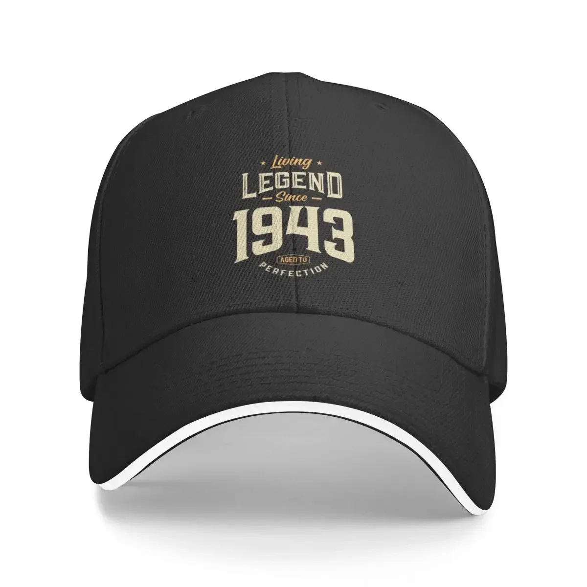 Legend Since 1943-gorra de béisbol para hombre y mujer, sombrero personalizado, Vintage, ropa de Golf