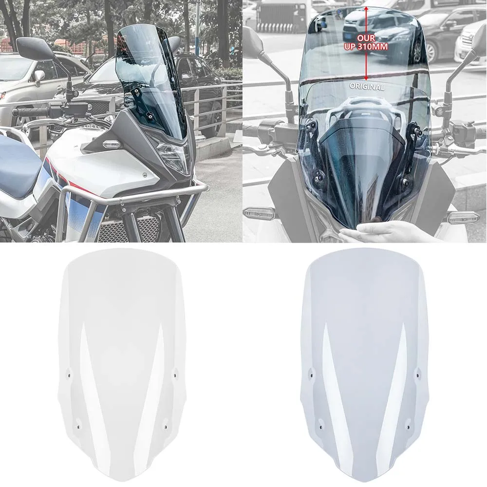 

For Honda XL750 Transalp Front Windscreen Windshield Wind Air Deflector Motorcycle XL 750 TRANSALP 2023 2024