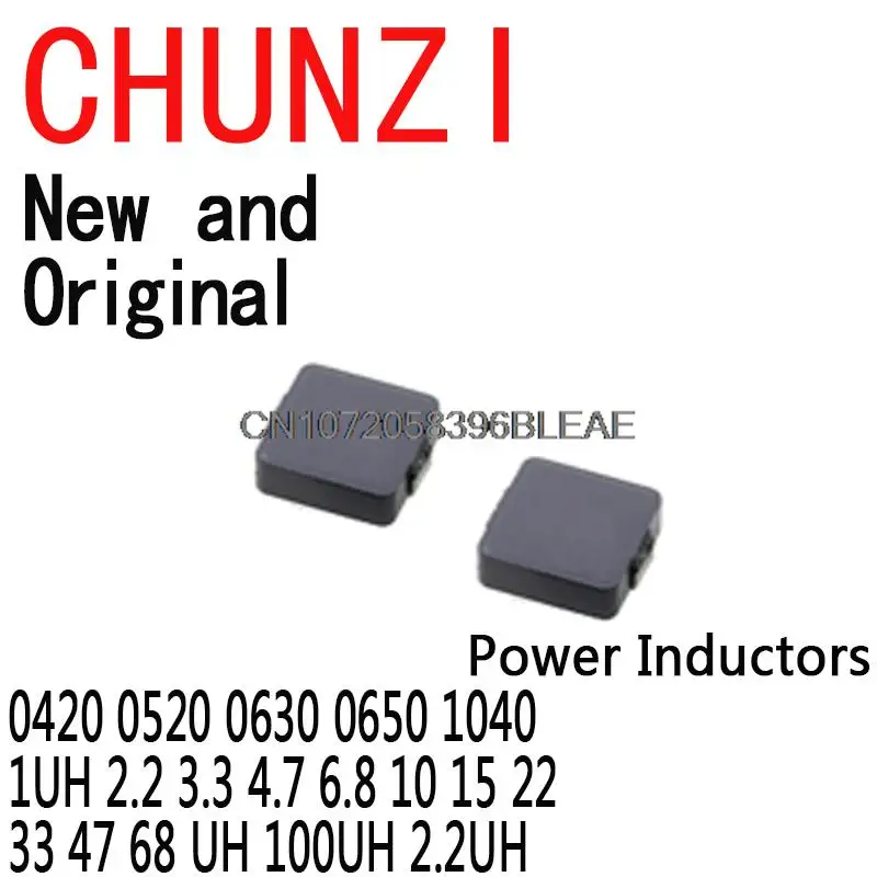 10PCS 1R0 2R2 6R8 SMD Molding Power Inductors  0420 0520 0630 0650 1040 1UH 2.2 3.3 4.7 6.8 10 15 22 33 47 68 UH 100UH 2.2UH