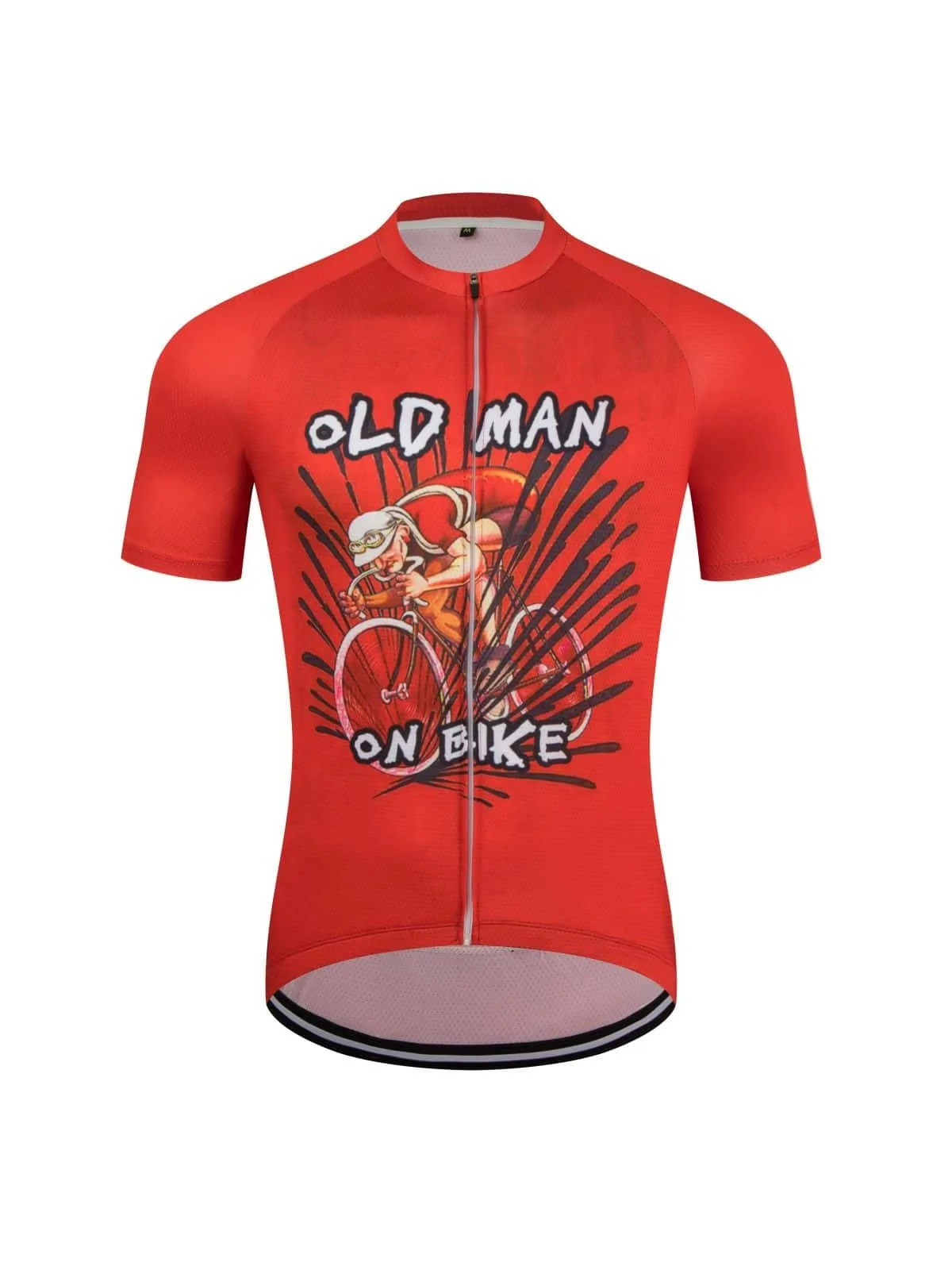 Men Short Sleeve Cycling Jersey Bike Wear Jersey Cycling Clothing Outdoor Bicycle Clothes Jersey Zipper