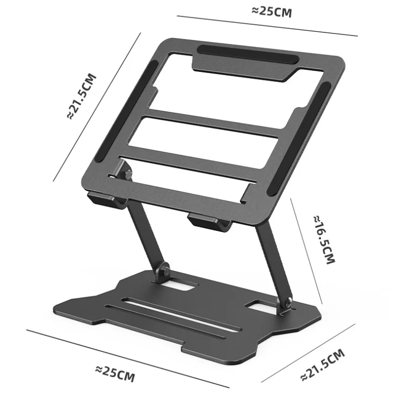 Laptop Tablet Stand Adjustable Steel laptop Tablet Holder Portable Folding Cooling stand support for Macbook iPad Universal