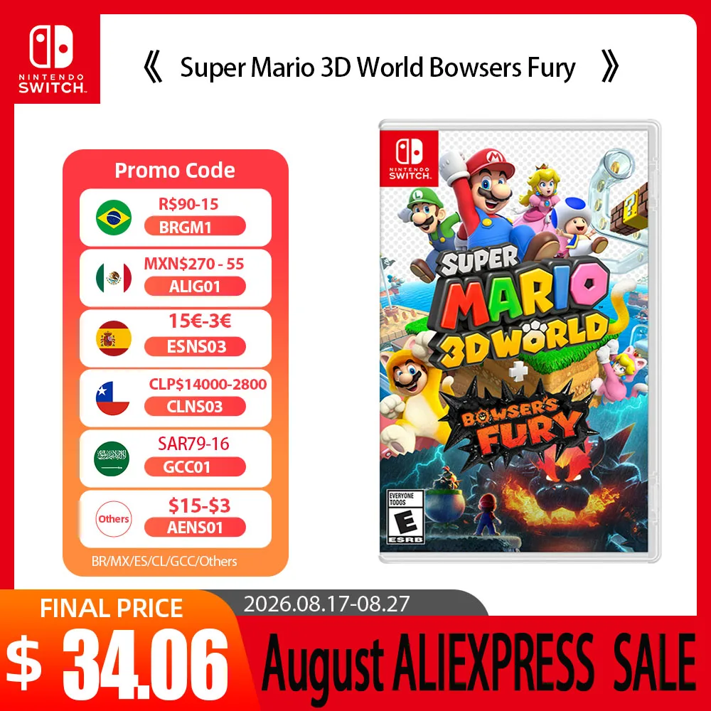 Nintendo Switch Oyunu - Super Mario 3D World Bowsers Fury - Switch