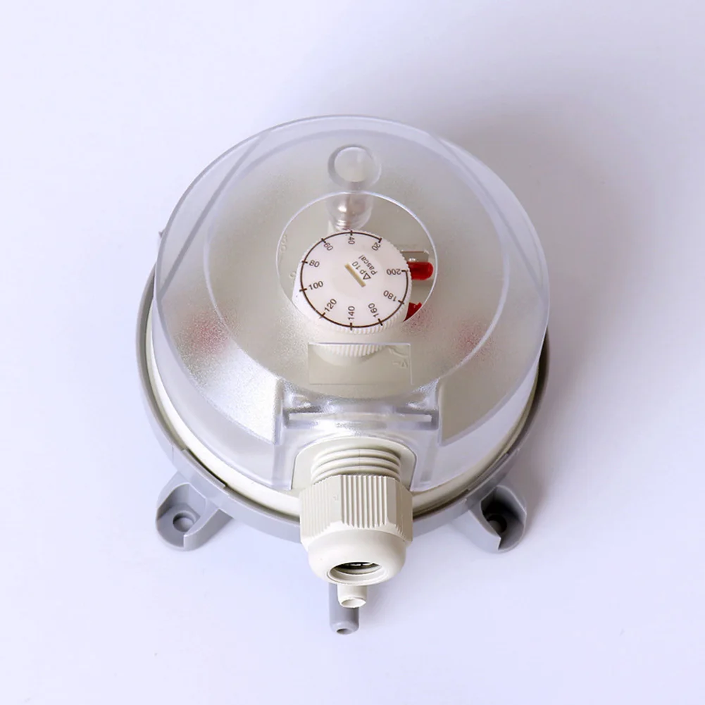 Air Differential Pressure Switch 20-200PA For HVAC Ventilation Filter Monitoring Sensor Industrial Control Tool For Test Tool