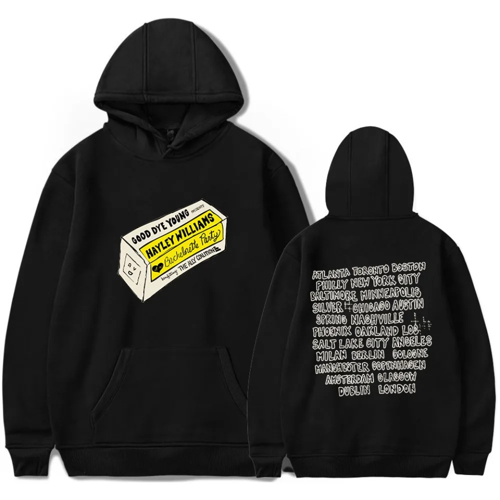 

Повседневная толстовка с капюшоном Hayley Williams HWAABP Tour GDY Tour Merch для женщин и мужчин, модный пуловер с длинными рукавами