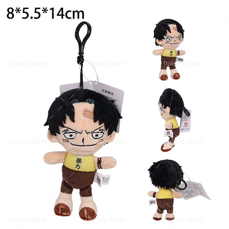 14 Stile Einteiliger Plüsch-Schlüsselanhänger Puppe Luffy Tony Chopper Sabo Ace Blumen-Blumen-Frucht Weiches Stofftier Rucksack-Ornamente Spielzeug – Detail 11