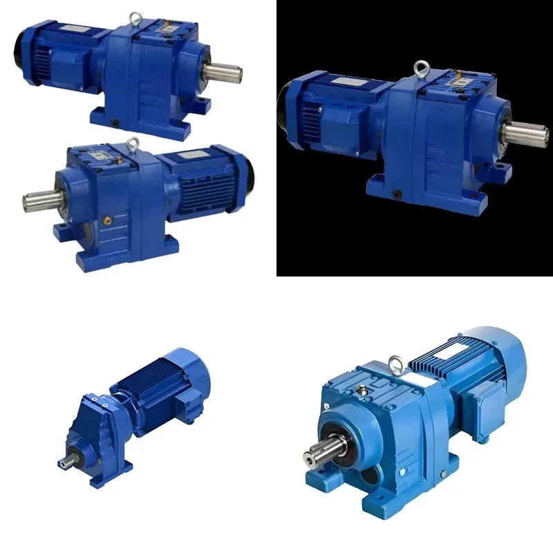 High Torque R Series Spiral Geared Motor Power Transmission Reducer R17 to R167