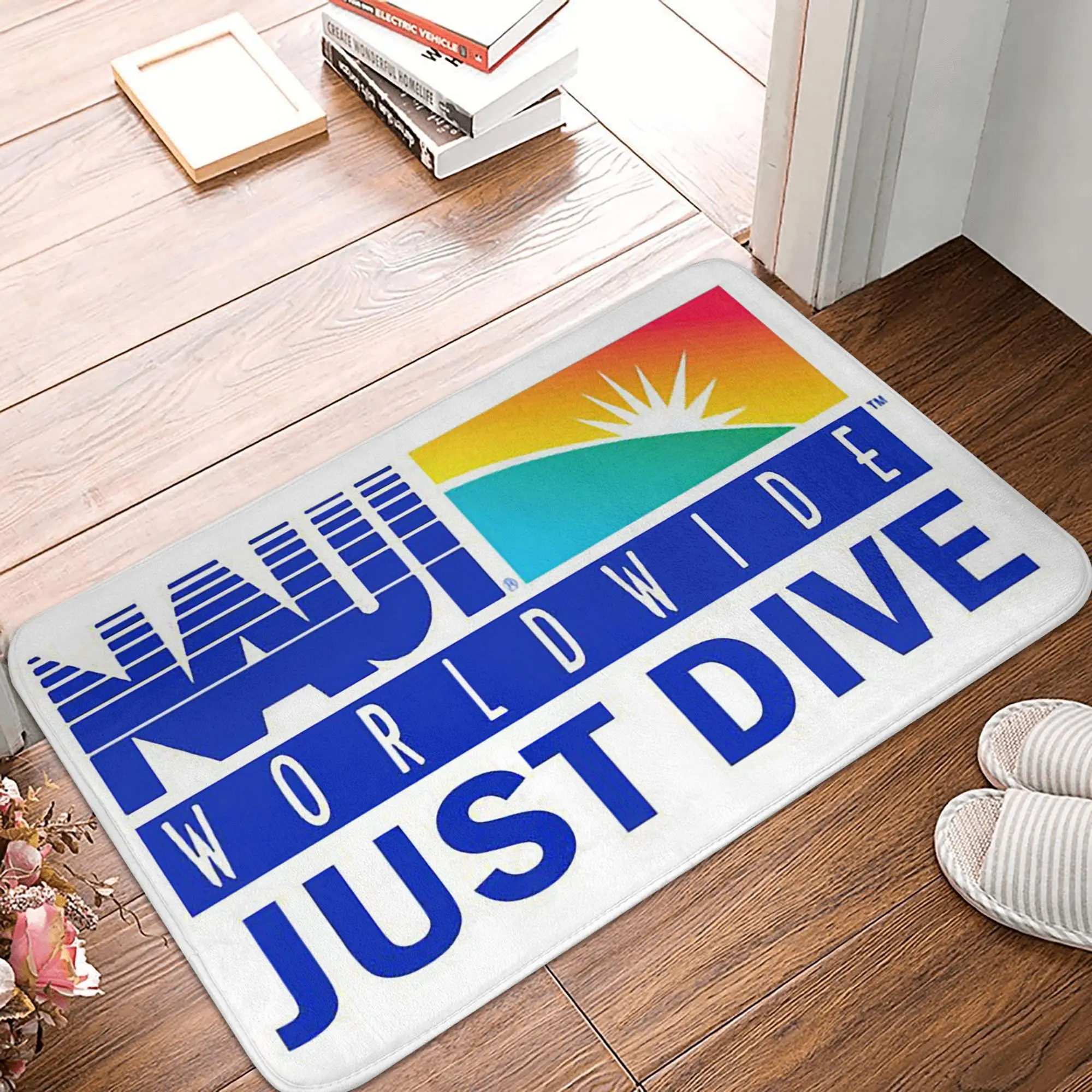 NAUI the Difinition Of Diving Non-slip Doormat Floor Mat Cushion Carpet Rug for Kitchen Entrance Home Bathroom Footpad Mats