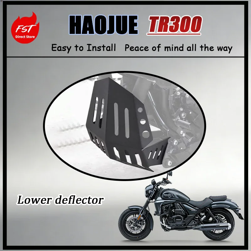 FOR HAOJUE TR300 Full Wrap Lower Fairing Engine Protection Skid Plate Modified Retro Accessory for Motorcycle