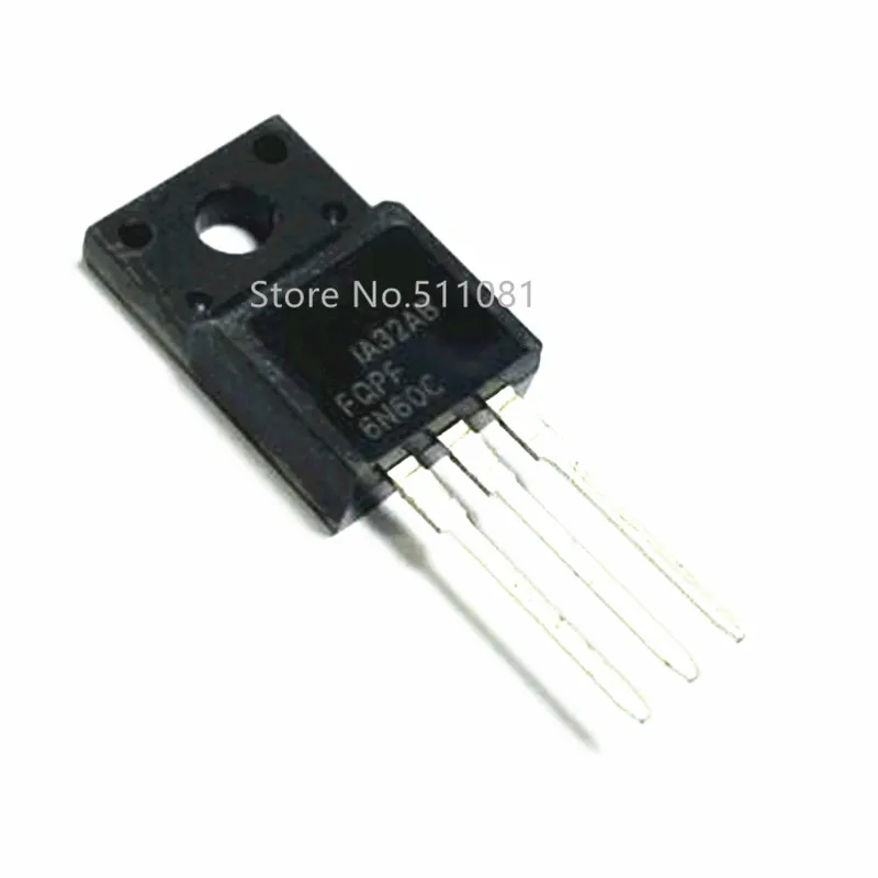 10PCS FQPF6N60C 6N60 FQPF6N60  FQPF6N80C FQPF6N80 6N80 MOS FET TO-220F Transistor