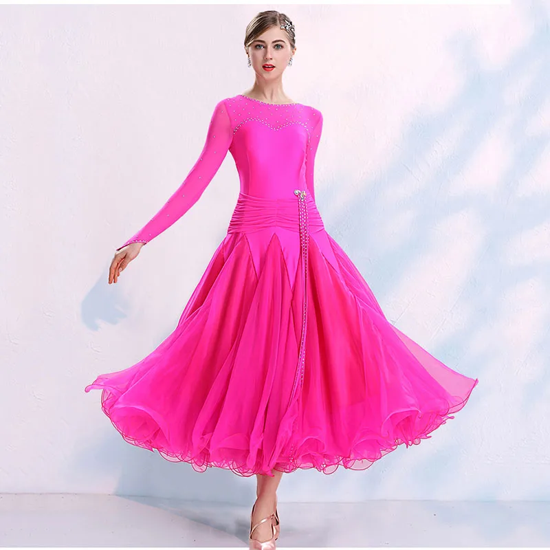 Elegant Ballroom Dance Dress National Standard Modern Competition Costume Big Swing Women Waltz Dacing Clothes Stage Wear