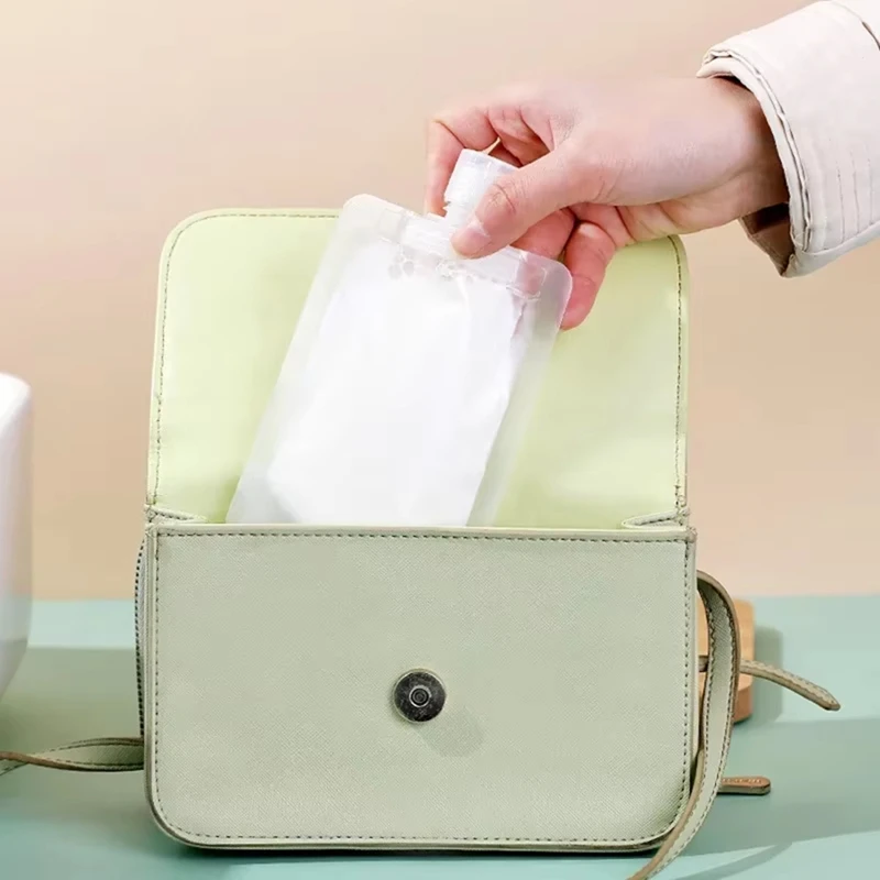 Emulsion Subpackaging Bag Travel Portable Cosmetic Sorting Bag Thickened Sealed Shampoo And Shower Gel Packaging Bag.