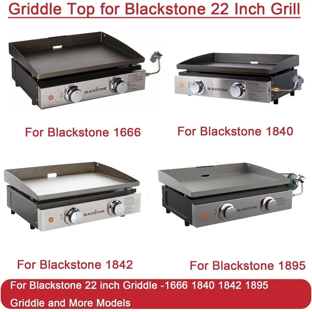22 شواية غاز بلاكستون 2 شعلة بديلة مسطحة مع نظام شحم خلفي #2