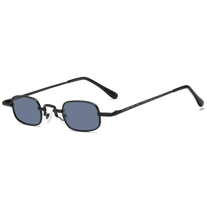 Fashion Hip-hop Small Elliptical Metal Sunglasses Women/Men UV400