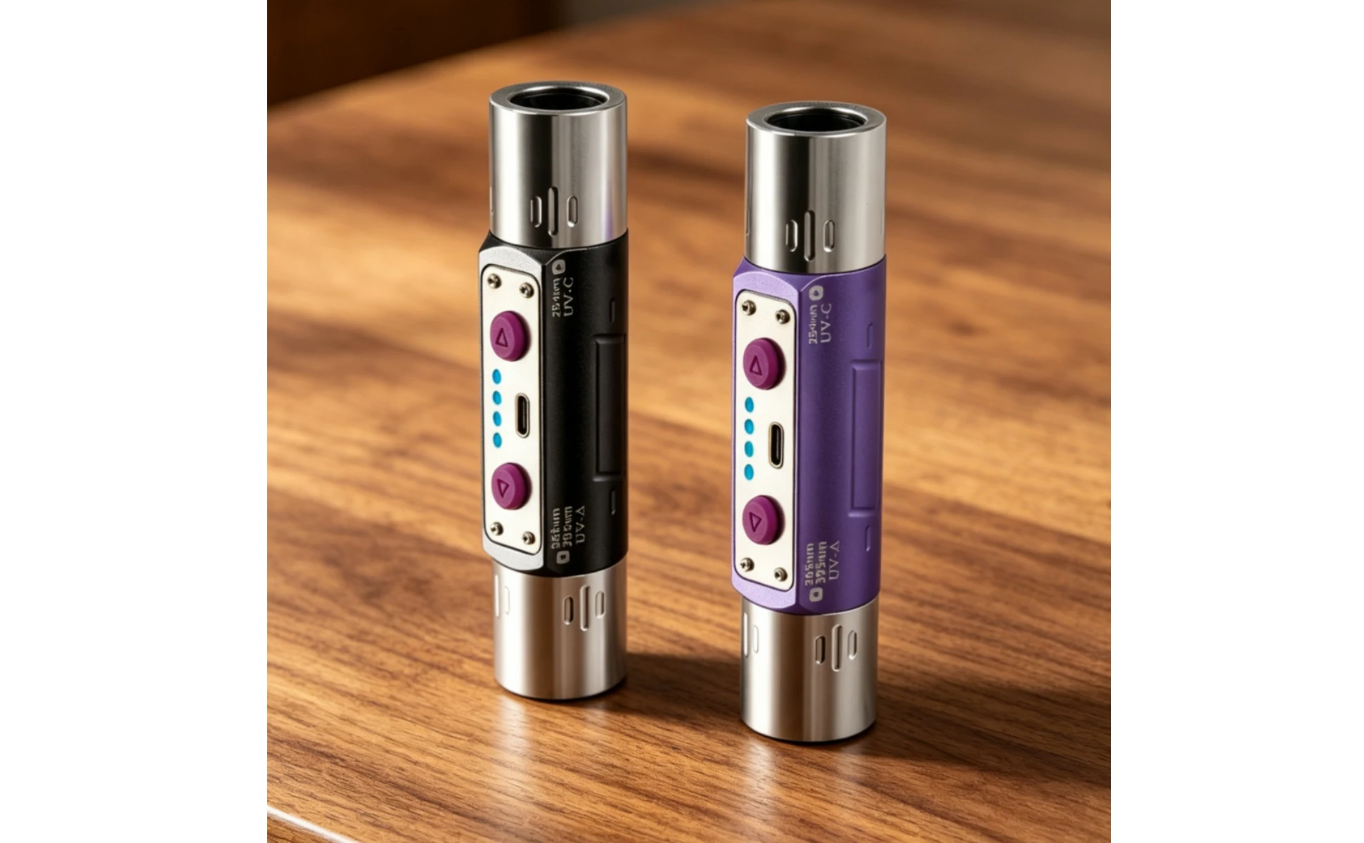Two Wavelength Flashlight Type-C Charging Handheld Tool Portable Gear Gift Box