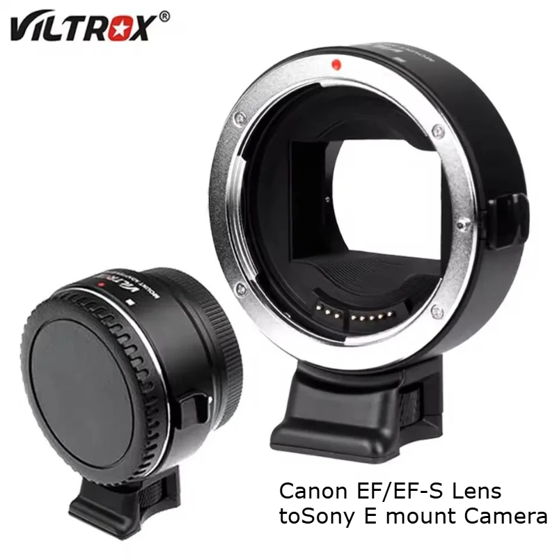 VILTROX EF-NEX IV Auto Focus Lens Adapter IS for Canon EF Lens to Sony E Cameras with A7M4/A6400/ZV-E10