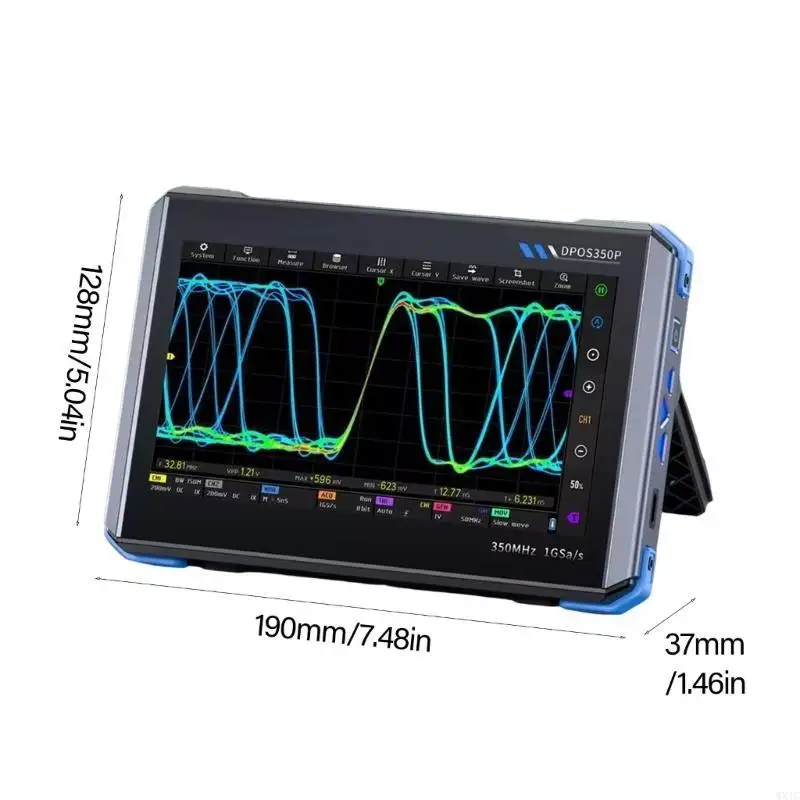 WXTC Multifunction 350MHz Oscilloscope with touchscreens & Fast Charging for Testing