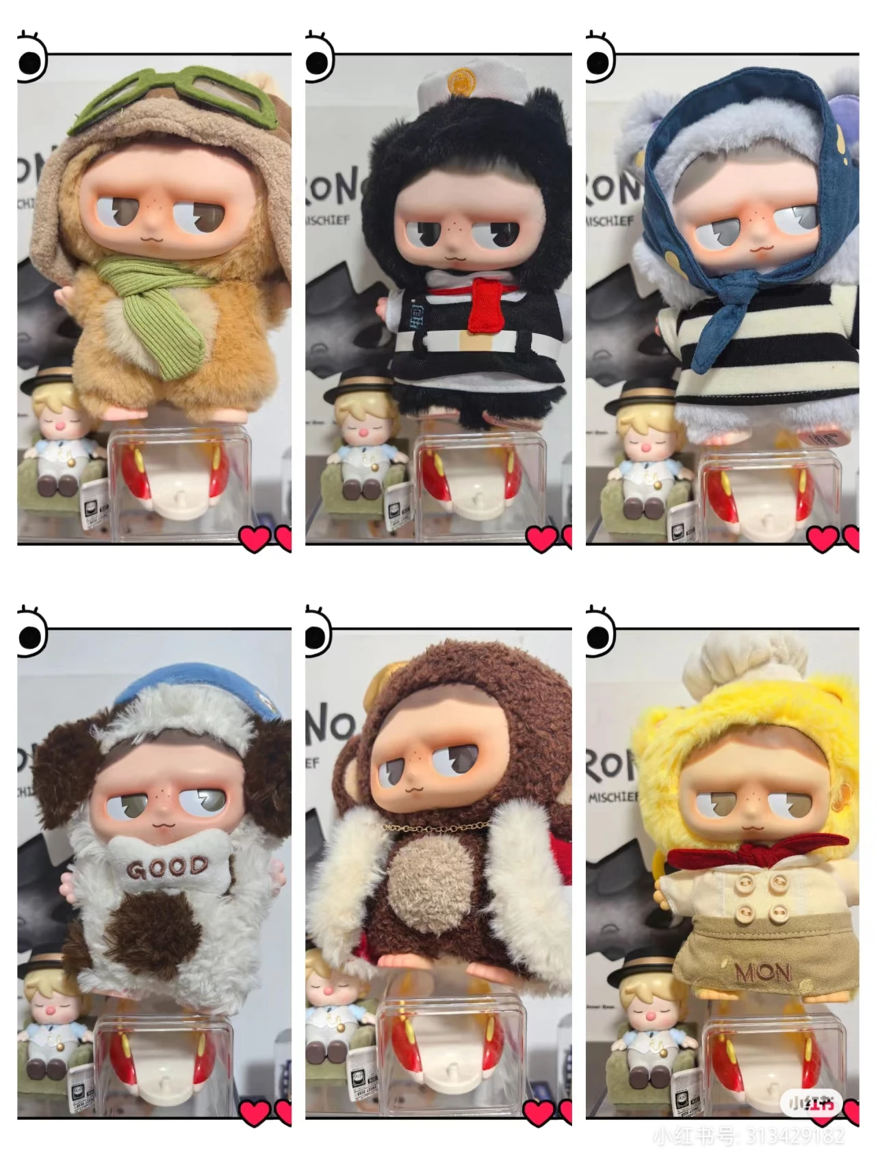 Kawaii Blind Box Authentic Monboo Forest Town Blind Box Vinyl Plush Doll Doll Girl Gift Bag Pendant Ornament Gift For Kids Toys