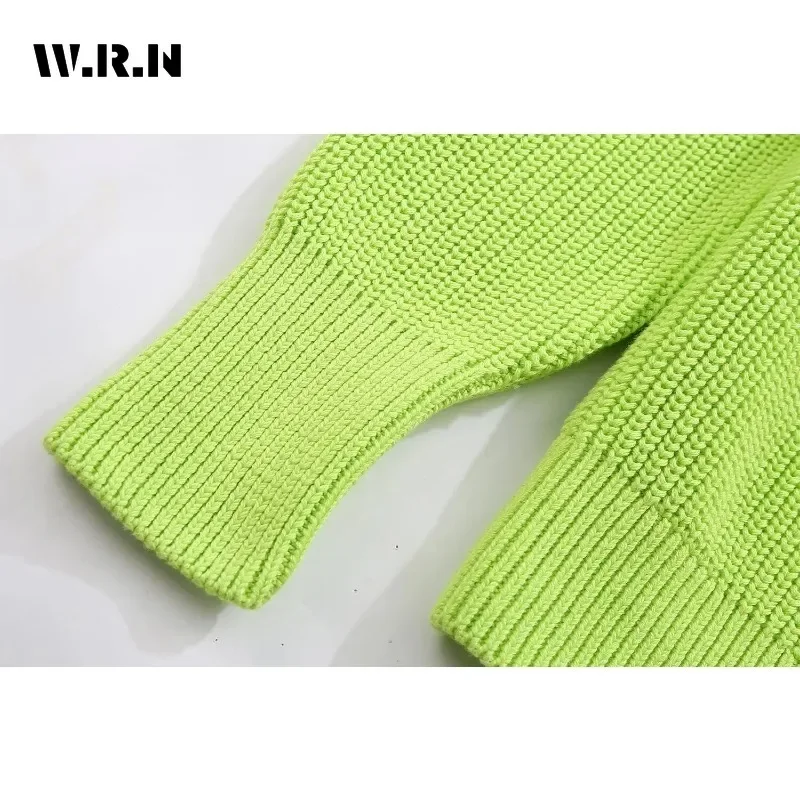 2024 Autumn Winter Y2k Knitting Long Sleeve Casual Cardigans Korean Women Fashion Solid Color Zipper Street Punk Sweater Top