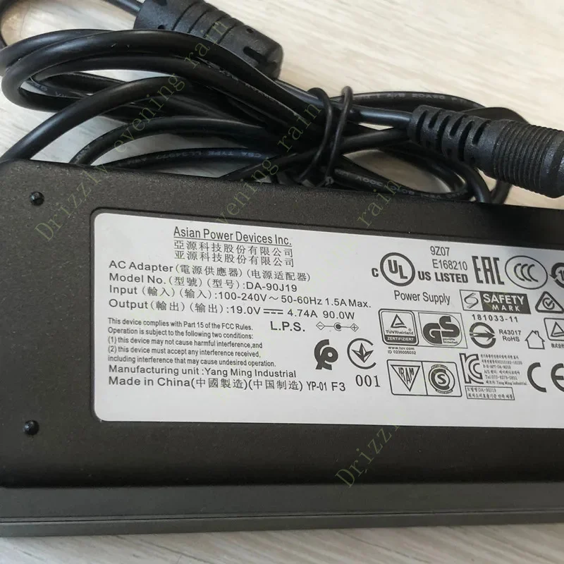 NB-90A19 DA-90J19 DA-90C19 19V 4.74A 90W For APD AC Adapter for Western Digital WD PR4100 NAS PR-4100 NAS MY CLOUD EX4100