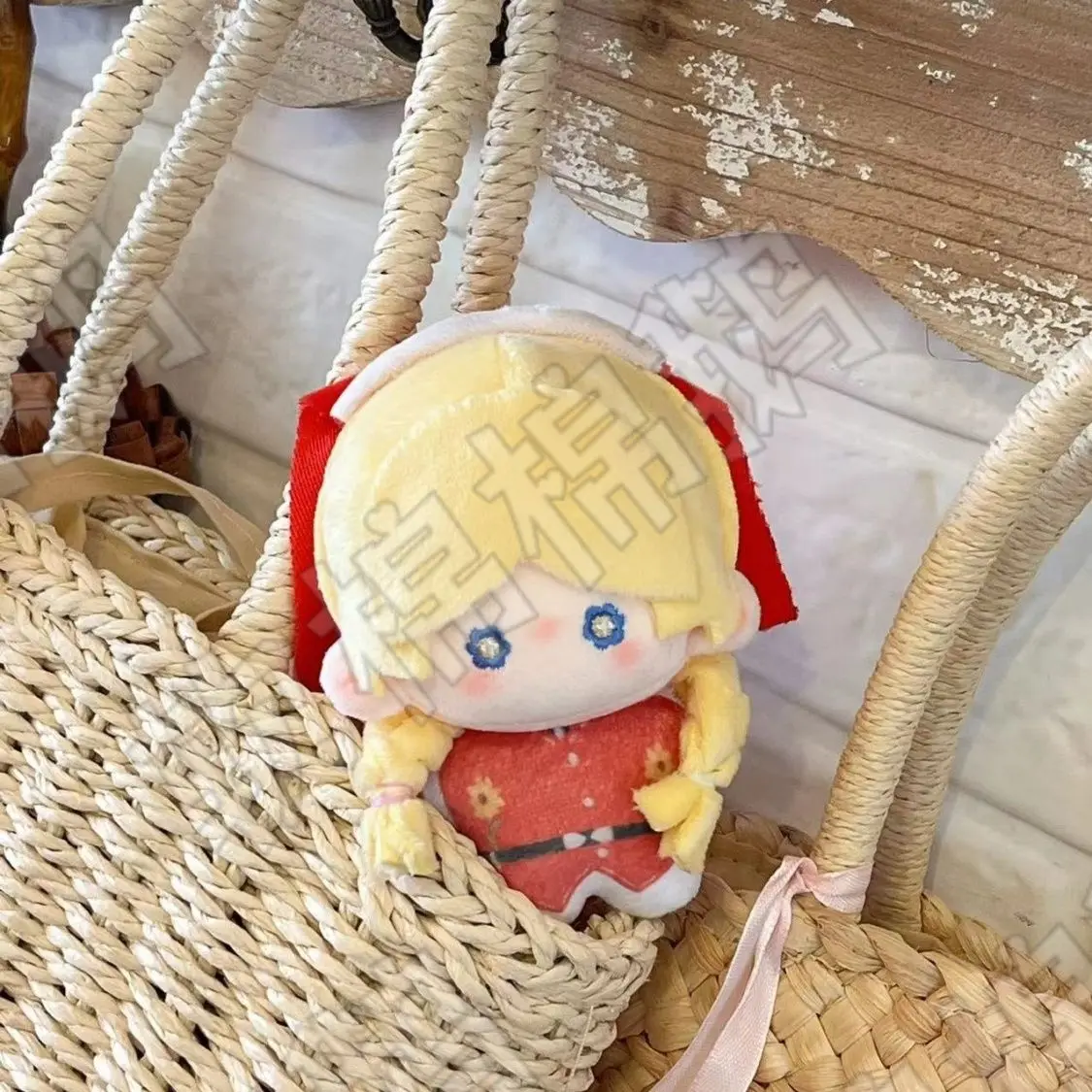 

Game Identity V Toy Merchant Anne Lester Мини-плюшевая кукла Хлопковое тело 10 см Maumet Puppet Косплей Прекрасный кулон Игрушки Подарок фанатам