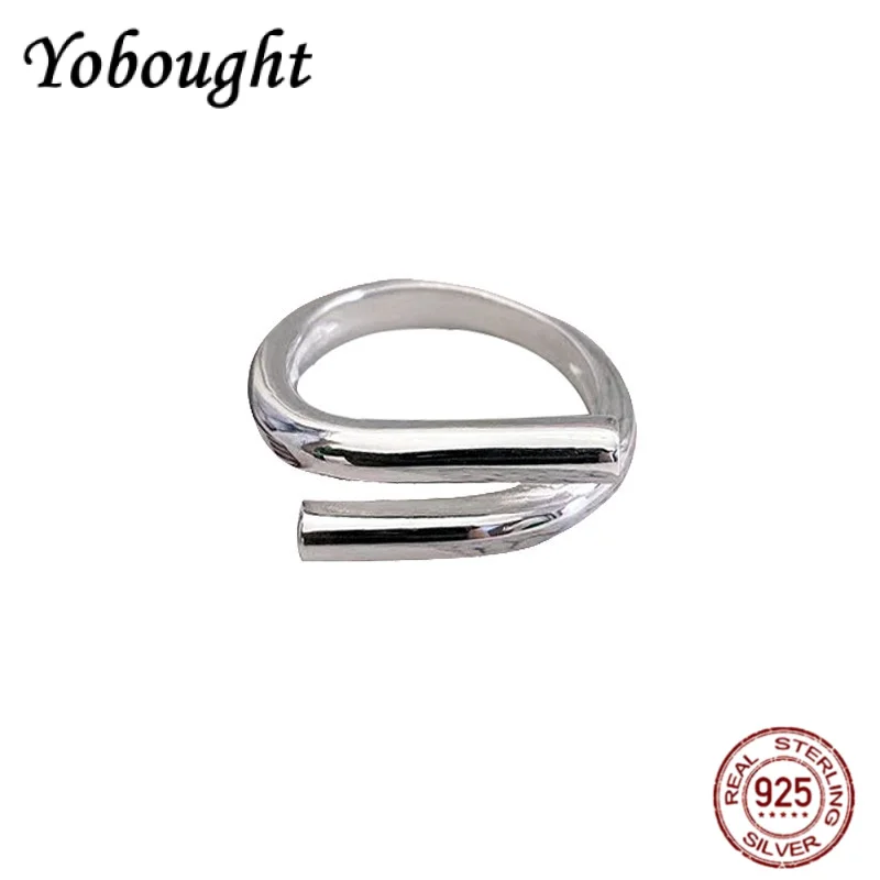 

Plain Silver Simple Iine Cross Ring S925 Silver Korean Version Women's INS Fashion Personality Jewelry