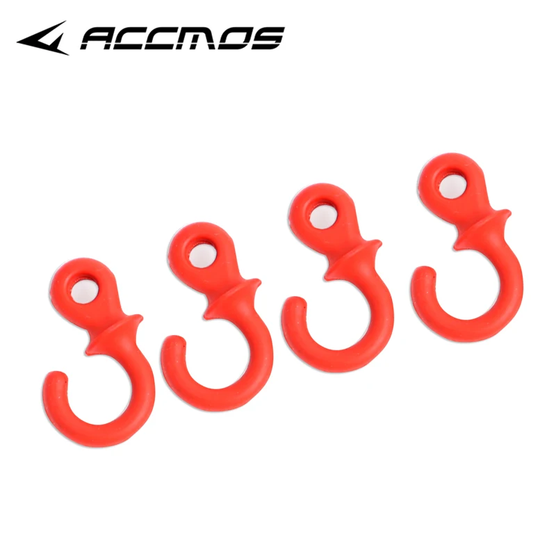 4 stücke Verbindung Bogen String Stabilisator Dämpfer Affe Schwanz Gummi Stabilisator Vibration Dämpfer Bogenschießen Jagd Zubehör – Detail 5