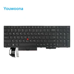 Nowa oryginalna klawiatura laptopa dla Lenovo Thinkpad E580 E585 T590 E590 E595 L580 L590 P52 P53 P72 P73 R590 T15 P15S