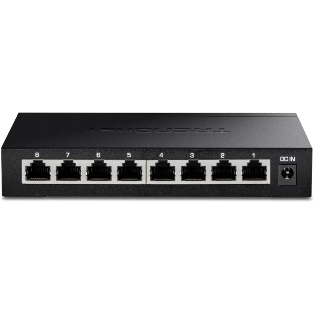 

8-Port 2.5Gb Multi-Gigabit Unmanaged Gaming Switch, TEG-S380, 8 x 2.5GBASE-T Ports, 25Gbps Switching Capacity, Ethernet Splitter
