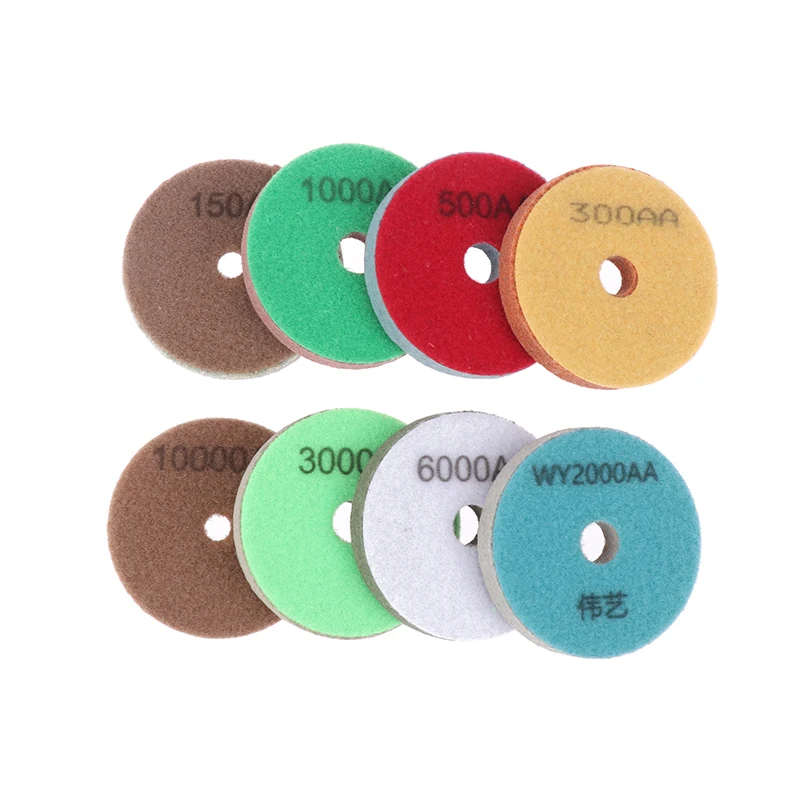 3“Sponge Diamond Polishing Pads Granite  Artificial Stone Polish Cleaning Tool Concrete Sanding Disc For Polisher