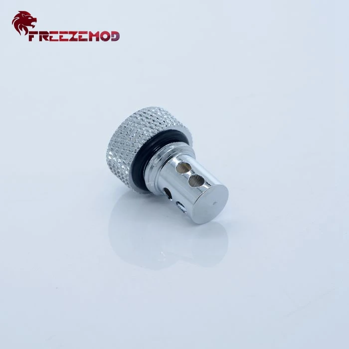 FREEZEMOD PC Water Cooling Fitting PJ-PPQD Short Version External Reservoir Bubble Exhaustor - Prevent Bubble Formation