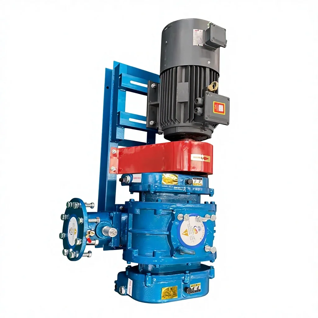 Direct Connection Type DC Electric High Pressure High Roots Blower Stainless Steel Low Noise Sufficient Inflating Capacity