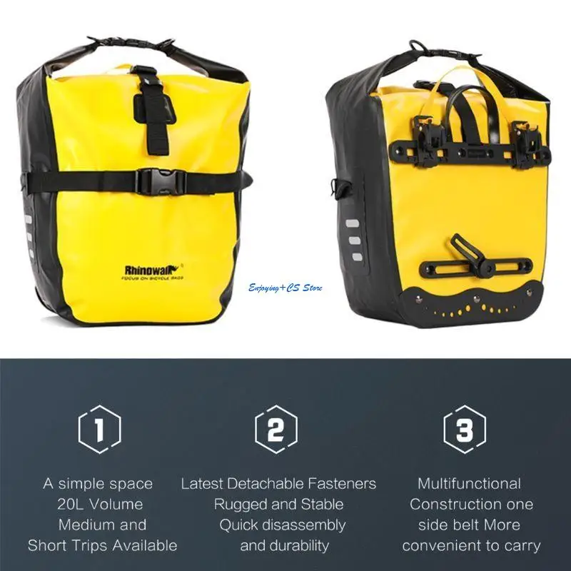 

Y51D Bag Pannier Rack Bag Cargo Rack Bag Waterproof Luggage Trunk Bag