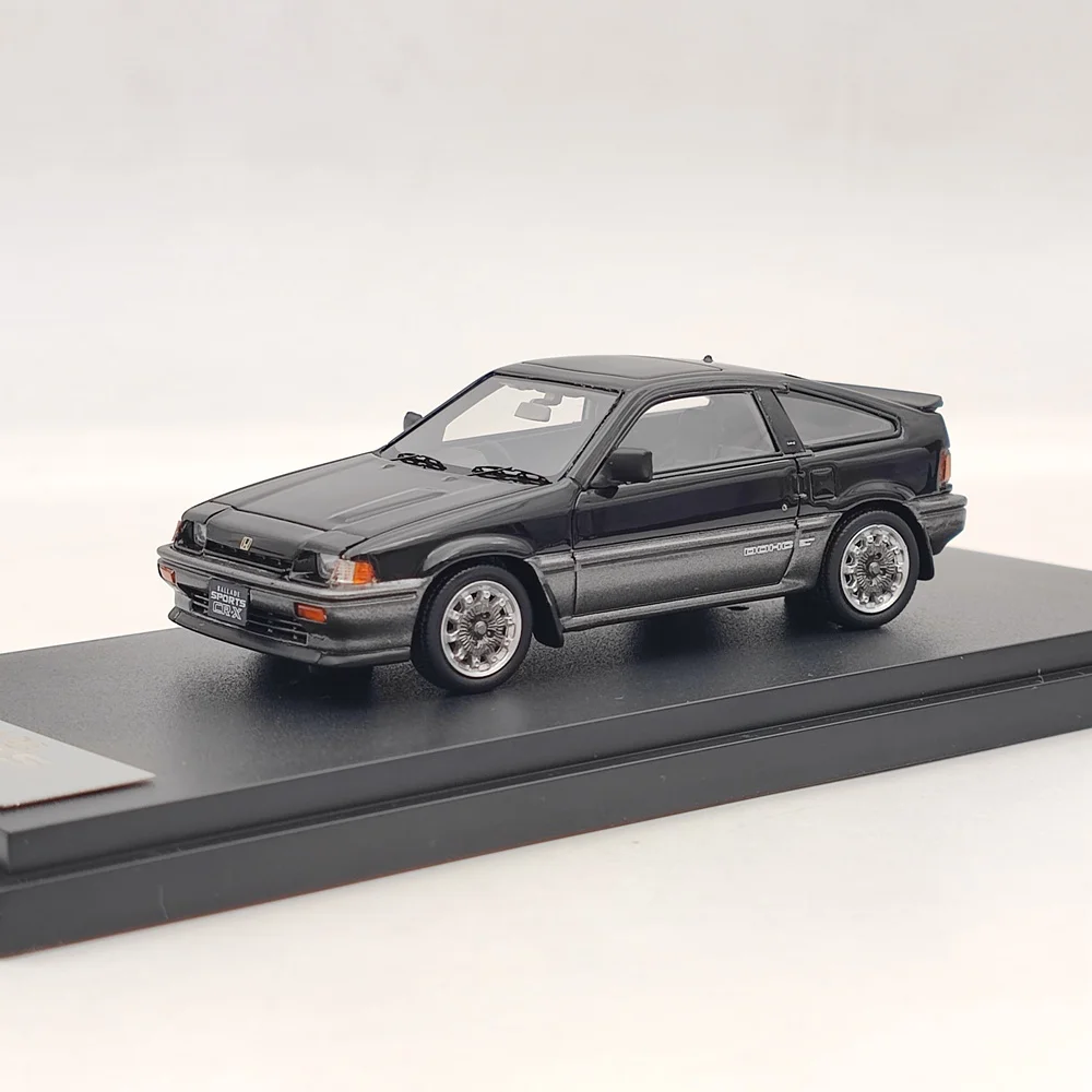 Mark43 1/43 Ballade Sports CR-X Si AS CF-48 Wheel Black PM4384SBK Resin Model Toys Car Limited Collection