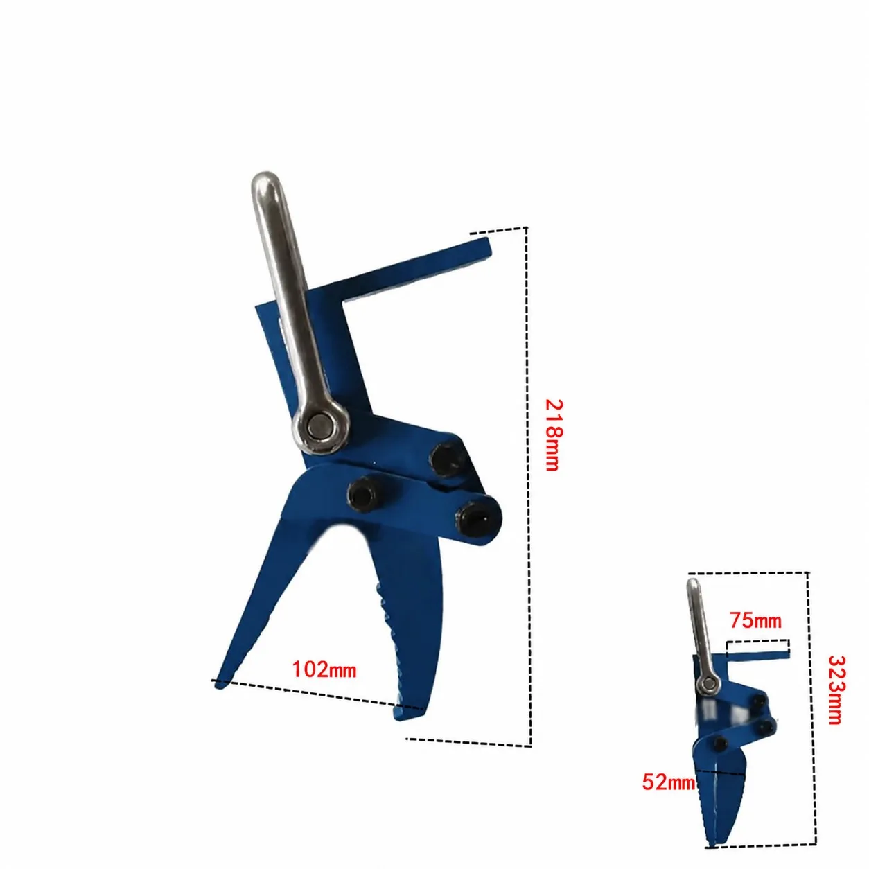 Waste motor submersible pump coil remover 7.5KW-45KW puller chuck electric repair tool maximum opening 102MM