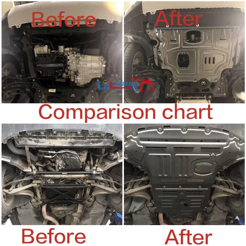 For Audi Q5L A6L A5 Q3 A4L 3D 2003 2020 2019 18 17 16 15 14 13 2021Engine Chassis Shield Bottom Protection Board Car Accessories