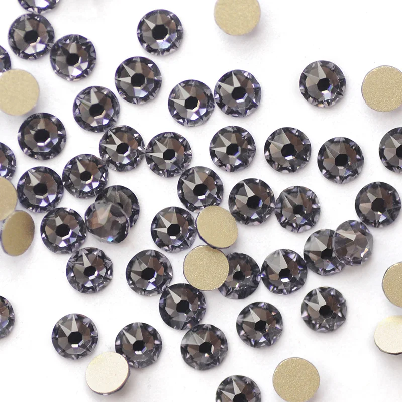 SW Xirius Tanzanit 2088 Flache Strasssteine Kristall Glitzer Glas Strass für Kleider Schmuck Glänzende DIY Kleidungsdekoration – Detail 4