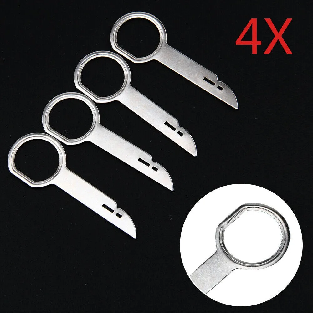 4pcs For Ford For Focus For Mondeo Car CD Stereo Radio Removal Release Keys Tool High Quality Radio Removal Keys