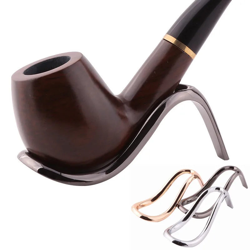 

Stainless Steel Smoking Tobacco Pipe Tool Stand Holder Rack Tobacco Smoking Pipe Rack High Heel Shape Smoking Pipe Rack
