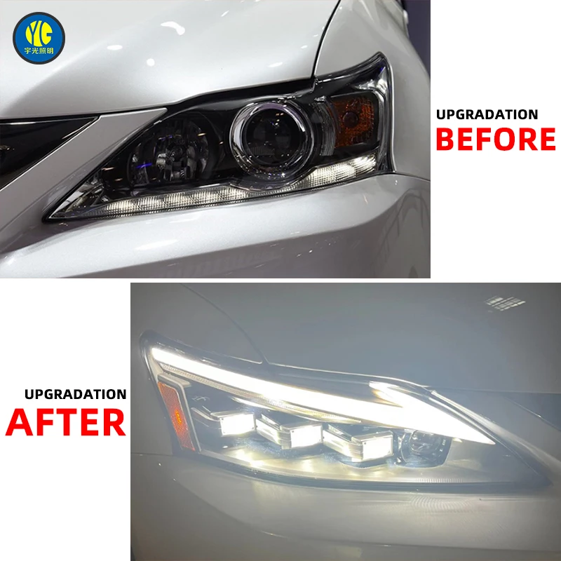 For Lexus CT200 2013-2017 Car Accessories LED Projector Headlights Upgrade Plug And Play Headlight System Head Lamp DRL