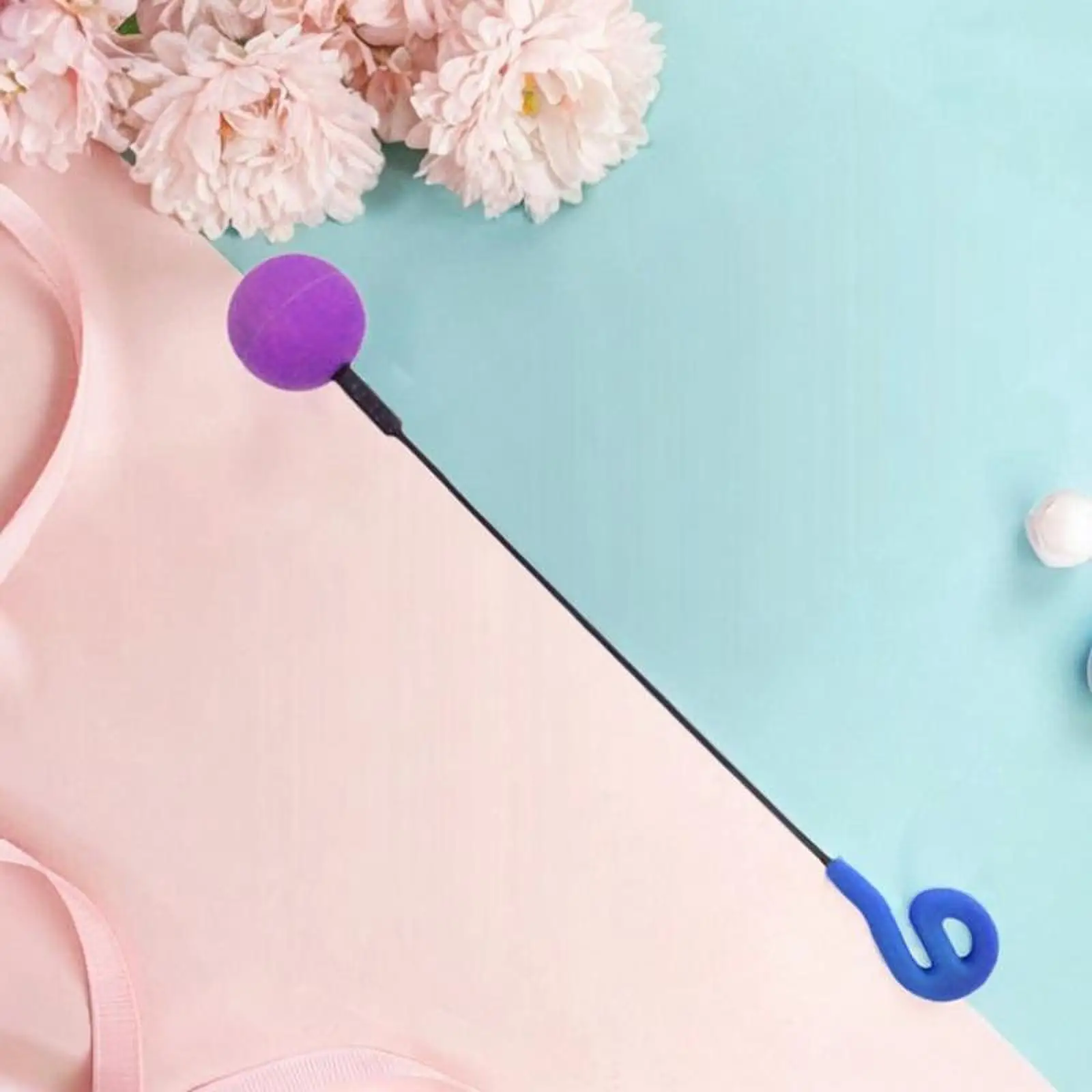 공 말렛, 고래 사운드 말렛 및 공 완드, 사운드 목욕용 고무 볼 헤드가 있는 타악기 공 공명 말렛