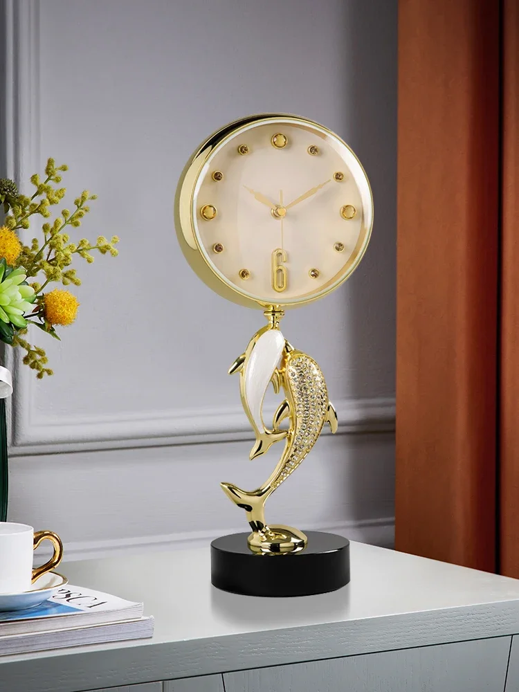 Modern Luxury Watch, Table Top, Sitting Clock, Living Room, Desktop, Clock Decoration, Sitting Clock, Home Decoration