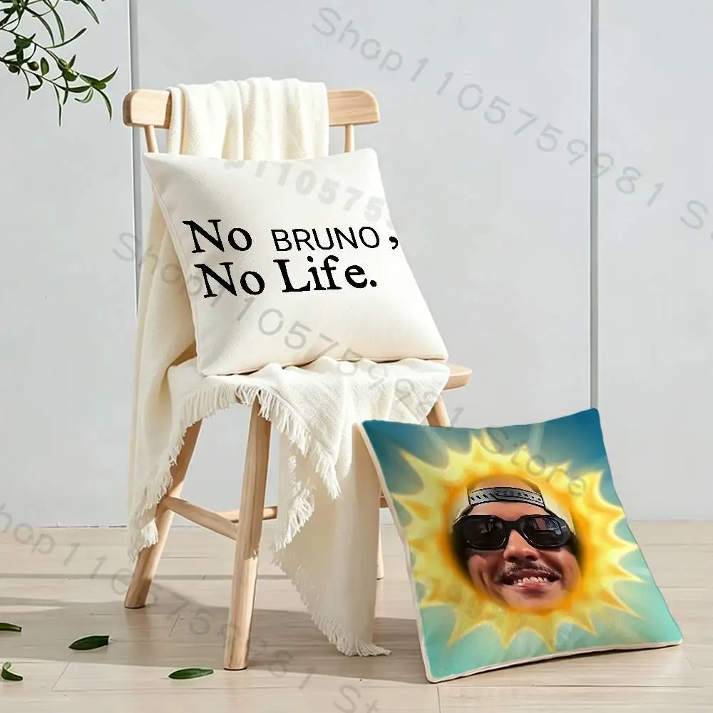 Funny B-Bruno M-Mars The Romantic Gifts PillowCase Sofa Cushion Cover Suitable For Home Bedroom Room custom Decor