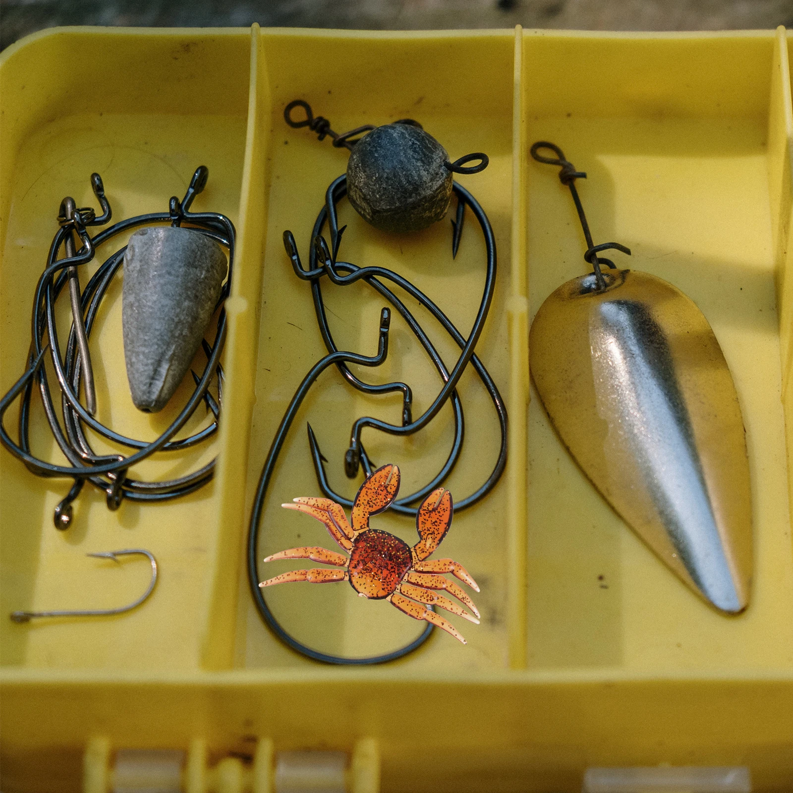 

10pcs Simulation Crab Bait Fishing Lure Soft Crawfish Shrimp Small Fake Pvc Baits Portable Wear Resistant Artificial Fishing