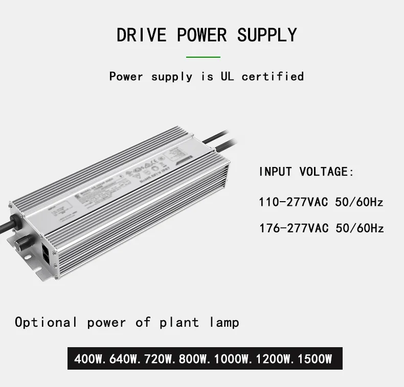 Golden Plant Growth Lamp full spectrum 1000W led grow light740