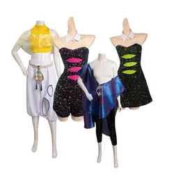 Callie Marie Frye Shiver Cosplay Costume Women Dress Jumpsuit Splatooning Cloak Halloween Carnival Party Disguise Outfits